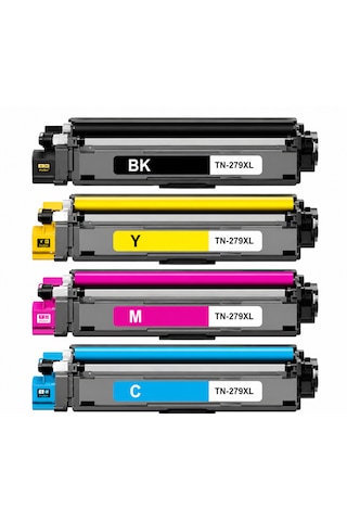 Brother L3280cdw, L3560cdw Mfc-l3760cdw, L3270cdw Mfc-l8390cdw Uyumlu Çipli Toner Seti Tn279xl