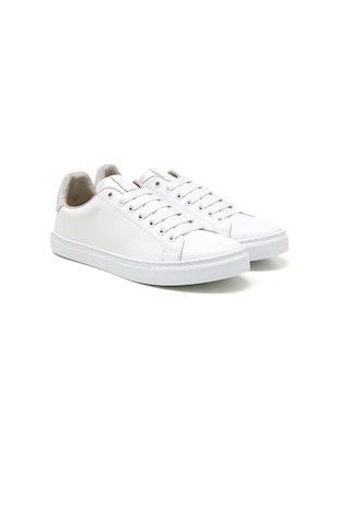 Sneaker Günlük Kadın Mar-25y-209-02 John May Beyaz-bej Mel Beyaz-bej Mel Beyaz - Bej Melanj