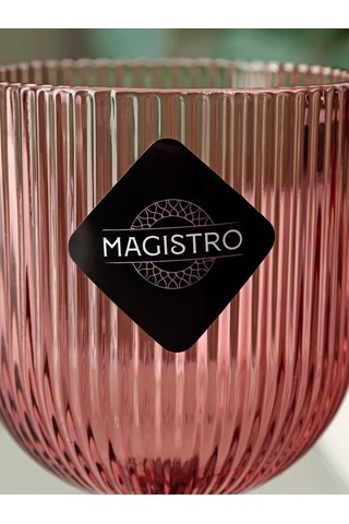 Magistro 250 Ml "grani" Şarap Bardağı, 8x14,5 Cm, Cam 181912626 Pembe