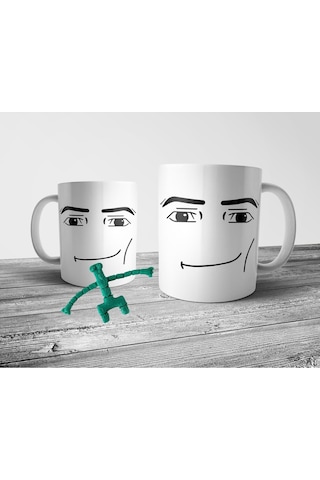 Roblox Kupa Bardak Model 5 Ve Yeşil Gökkuşağı Arkadaşı Figürü Beyaz Roblox Kupa Bardak Model 5 Ve Yeşil Gökkuşağı Arkadaşı Figürü Beyaz