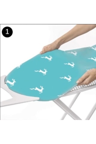 Gercella Hediyeli Comfort Turkuaz Ütümasası Örtüsü