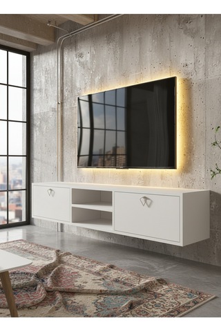 Resital Tv Ünitesi S1830-1 Beyaz Beyaz