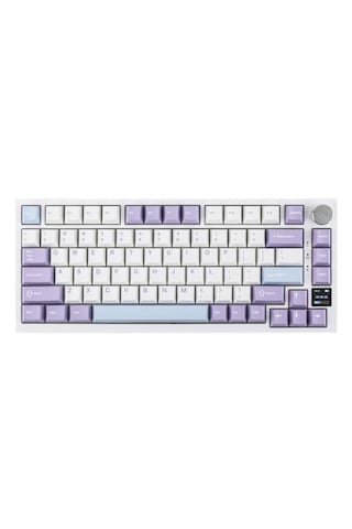 Ajazz Ak820 Pro White Purple Gift Switch Rgb Kablosuz Hotswap Mek