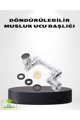1080 Dönebilen Musluk Ucu Su Tasarruflu, Esnek Ve 360 Çift Eksenli Başlık Çok Renkli