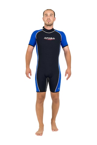 Apnea Sport Shorty Dalış Elbisesi Mavi - Siyah Apnea Sport Shorty Dalış Elbisesi Mavi - Siyah