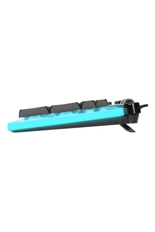 Rampage Shıne K14 Siyah Usb Rgb Backlight Membrane Gaming Oyuncu Klavye Rampage