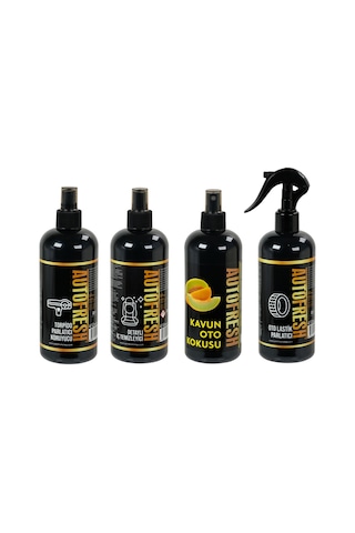 Autofresh 7'li Araç Temizlik Bakım Seti Oto Bakım Seti Lastik, Torpido, Koltuk Tavan Ve Zemin