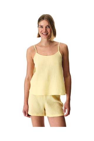 Penti Pastel Sarı Sunny Day Muslin Pamuklu Şortlu Pijama Takımı Yl52