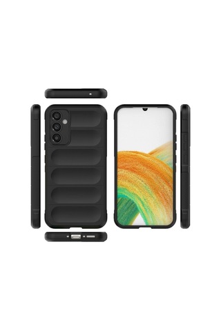 Herşeytrend Samsung Galaxy Uyumlu A25 5g Kılıf Optimum Silikon - Siyah Çok Renkli