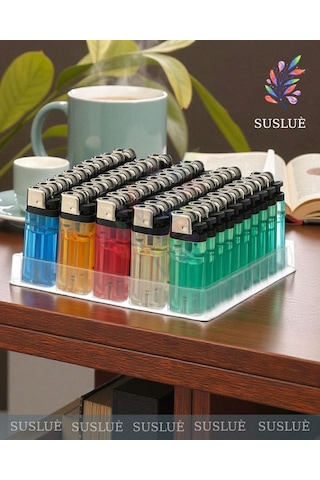 Toscow Taşlı Çakmak 50 Li Paket Şeffaf