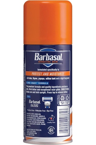 Barbasol Hassas Ciltler için Tıraş Köpüğü 198 G