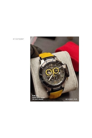 Tissot T Race T048.417 Sarı Silikon Saat Kordonu