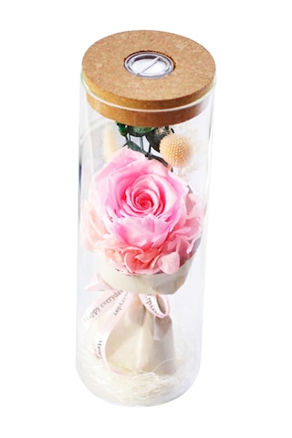 Wezone Romantik Led Işık Açan Sonsuz Gül Kavanozu - Sevgililer Günü Ve Anneler Günü Hediyesi