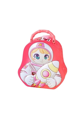 Astronot Temalı Pembe Kumbara