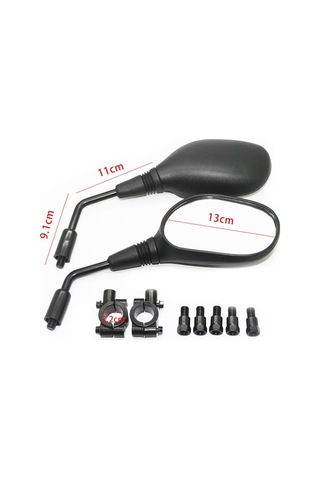 Besthome1 Çok Amaçlı Motosiklet Ve Atv Arka Aynası: Şok & Korozyona Dayanıklı, Yüksek Netlikte, Sağlam, Uygun Tüm Motosiklet &