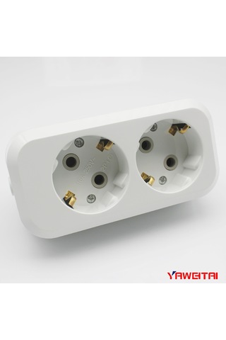Joyjadehub Avrupa Tipi İki Konumlu/iki Delikli Panel Prizi