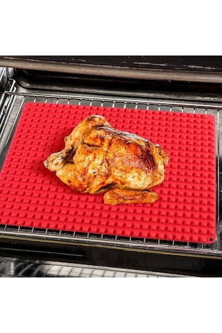 Ankatek Yağ Yağ Tavuğu Sones Silikon Pişirme Pişirme Pişirme Piramit Matı Matı Matı Kurabiye Fırın Filtresi Ekmek Barbekü Ayırma Os Kırmızı Kırmızı