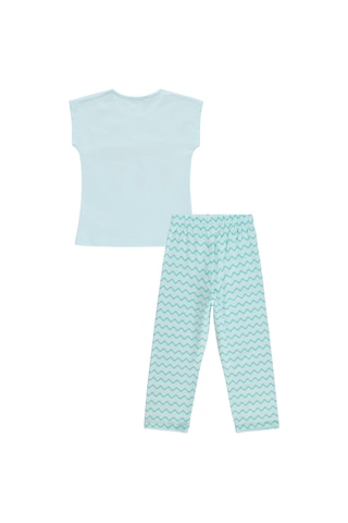 Civil Girls Mermaid Baskılı 10-13 Yaş Pijama Takımı - Yeşil Açık Mint