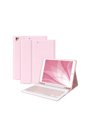 Apple Uyumlu iPad 11. Nesil A16 Çipli 2024 2025 Klavyeli Tablet Kılıfı Klavye + Stand