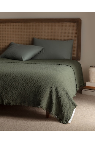 Madame Coco Vue Tek Kişilik Yatak Örtüsü - Lüks Koleksiyon 8682116909068 Çok Renkli