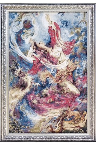 Figüratif Seri-19 Dokuma Goblen Kumaş-MAHMUD FERŞÇİAN, MORNİNG BLOSSOM