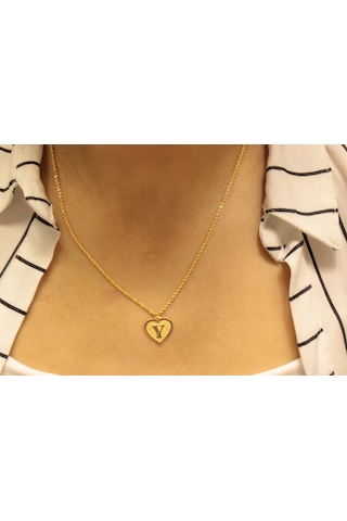 Altın Y Harfli Halat Zincir Guler1002568