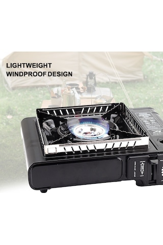 Cbtx Outdoor Gaz Sobası Ön Cam Rüzgar Geçirmez Enerji Tasarrufu Anti-pas Yüksek Mukavemetli Paslanmaz Çelik Kamp Brülör Ön Cam Açık İçin Çok Renkli