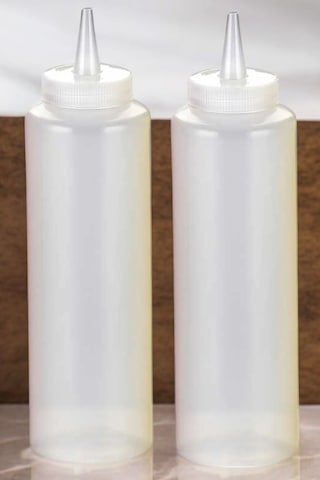 500 Ml. Sosluk Yağdanlık İkili Şeffaf