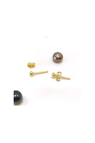 Altınofisi 3 MM Nokta Vidalı Top Küpe 14 Ayar