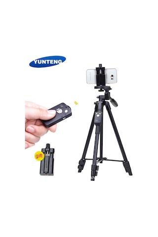 Yunteng Vct 5208 Kumandalı Telefon Tripod 125 Cm