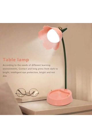 Led Masa Lambası, Öğrenci Odası Aydınlatması, Temaslı Okuma, Göz Koruması, Usb Abajur, Masa Lambası