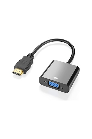 Hdmi To Vga Dönüştürücü Hdmi Erkek Vga Dişi Hdmi Giriş Vga Çıkış