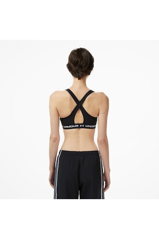 Under Armour Crossback Mid Kadın Siyah Antrenman Bra 1361034 Siyah