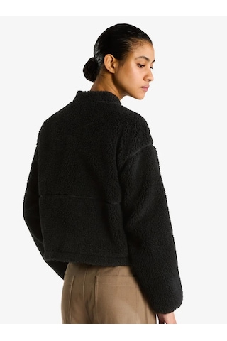 The North Face Nf0a8kqy-jk3 W Extreme Pile 2 Tam Fermuarlı Kadın Ceket Siyah