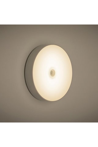 Jms Bej Şarj Edilebilir Led Hareket Sensörü Gece Lambası Usb Kablosuz Enerji Tasarruflu Bej