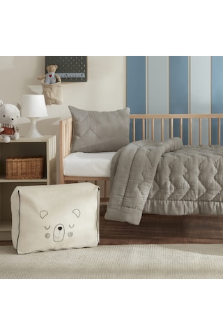 Karaca Home Bebek Arden Yastık Yorgan Seti Gri