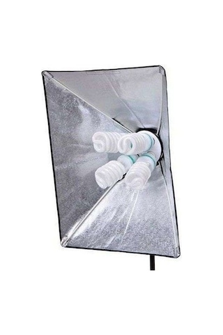 Fancier Sfl-4 50x70cm 4 Duylu 2'li Ayaklı Çantalı Işık Seti Ampul Dahil