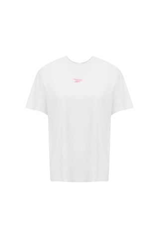 Reebok Bobo Rlx Tee Beyaz Kadın Kısa Kol T-shirt 000000000102483514 Beyaz