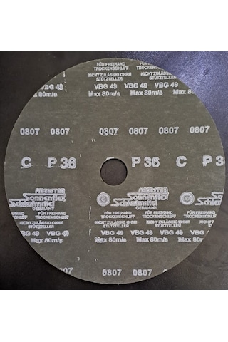 180 lik P 36 kum disk zımpara ( FIBERSTAR GERMANY )