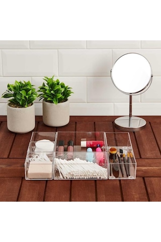Esda Store 6'lı Çekmece İçi Organizer ŞEFFAF