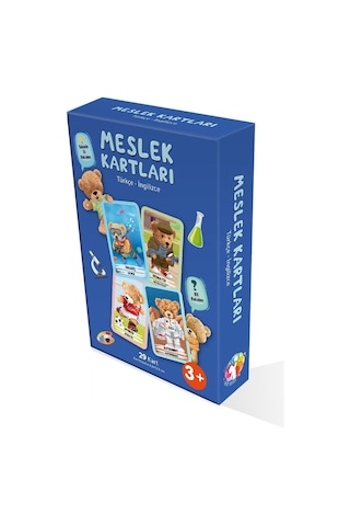 Meslek Kartları Türkçe - İngilizce , Meslekleri Tahmin Etme Oyun Kartları