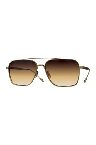 Philippe V N25 Altın Kahverengi Titanyum Unisex Güneş Gözlüğü Altın
