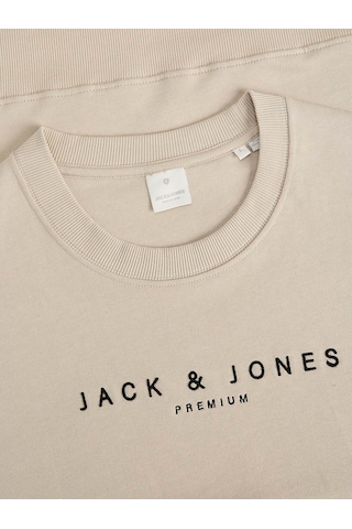 Jack & Jones Jayson Erkek Krem Sweatshirt 12283436-slg Krem