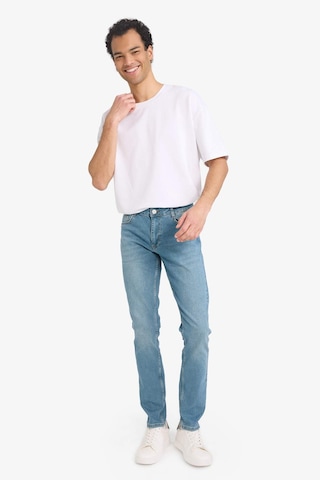 Defacto Pedro Slim Fit Dar Kalıp Normal Bel Dar Paça Jean Pantolon E3366ax26spnm29 Yeşil-nm29