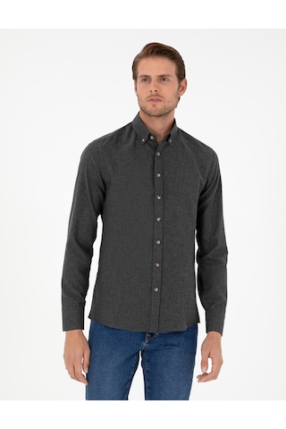 Pierre Cardin Erkek Antrasit Gömlek Desenli 50298570-vr006 Antrasit