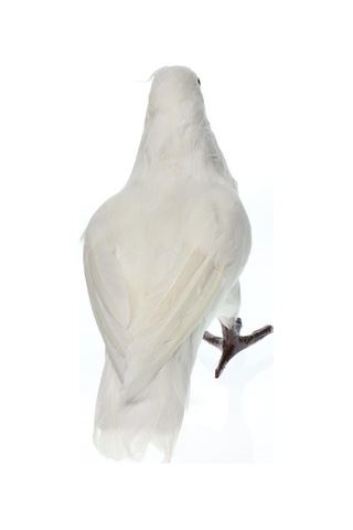 Suntek Yapay Tüylü Güvercin Kuş Yard Heykelcik Dekor Kuş 1