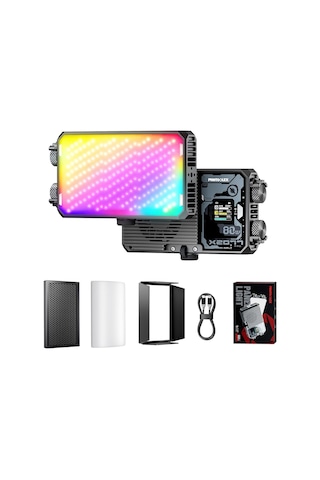 Photoolex X2077 Pro 80w Rgb Profesyonel Video Fotoğraf Led Panel Işık - Ls-123