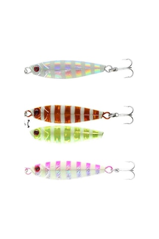 Fortuna Salti Rocky Shore Zebra Glow Lrf Mini Jig Yem