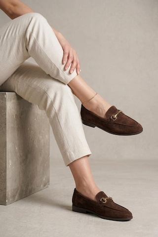 Papuçcity Fncy 03448 Kadın Günlük Loafer Ayakkabı Kahve
