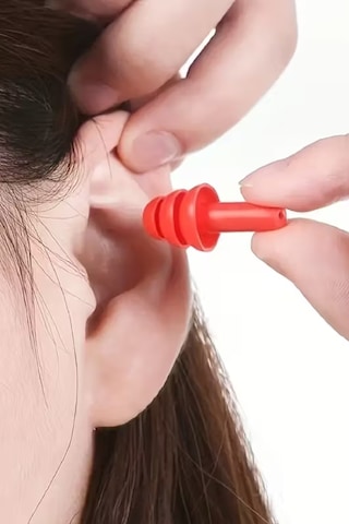 İpli Silikon Kulak Tıkacı Kutulu Yıkanabilir, Tekrar Kullanılabilir